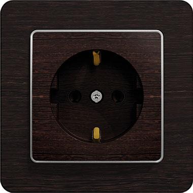 Sedna socket outlet (wenge)